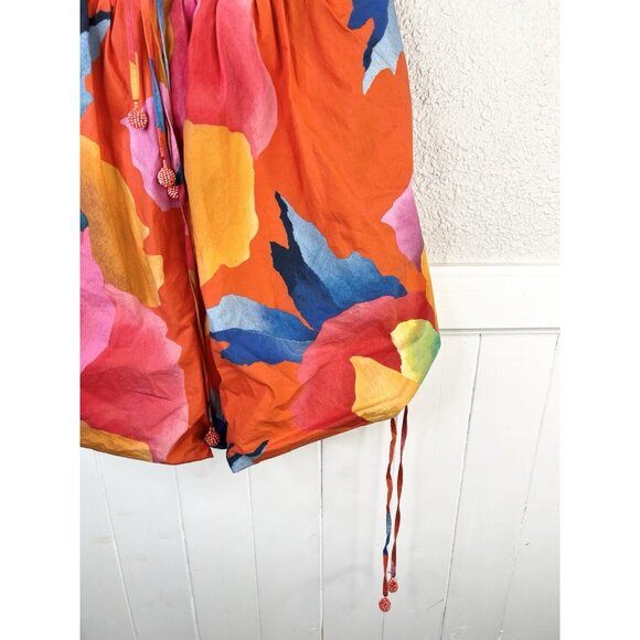 FARM Rio Ombré Chita Romper Floral Vacation Tropical Cruise Resortwear Small - Picture 4 of 16